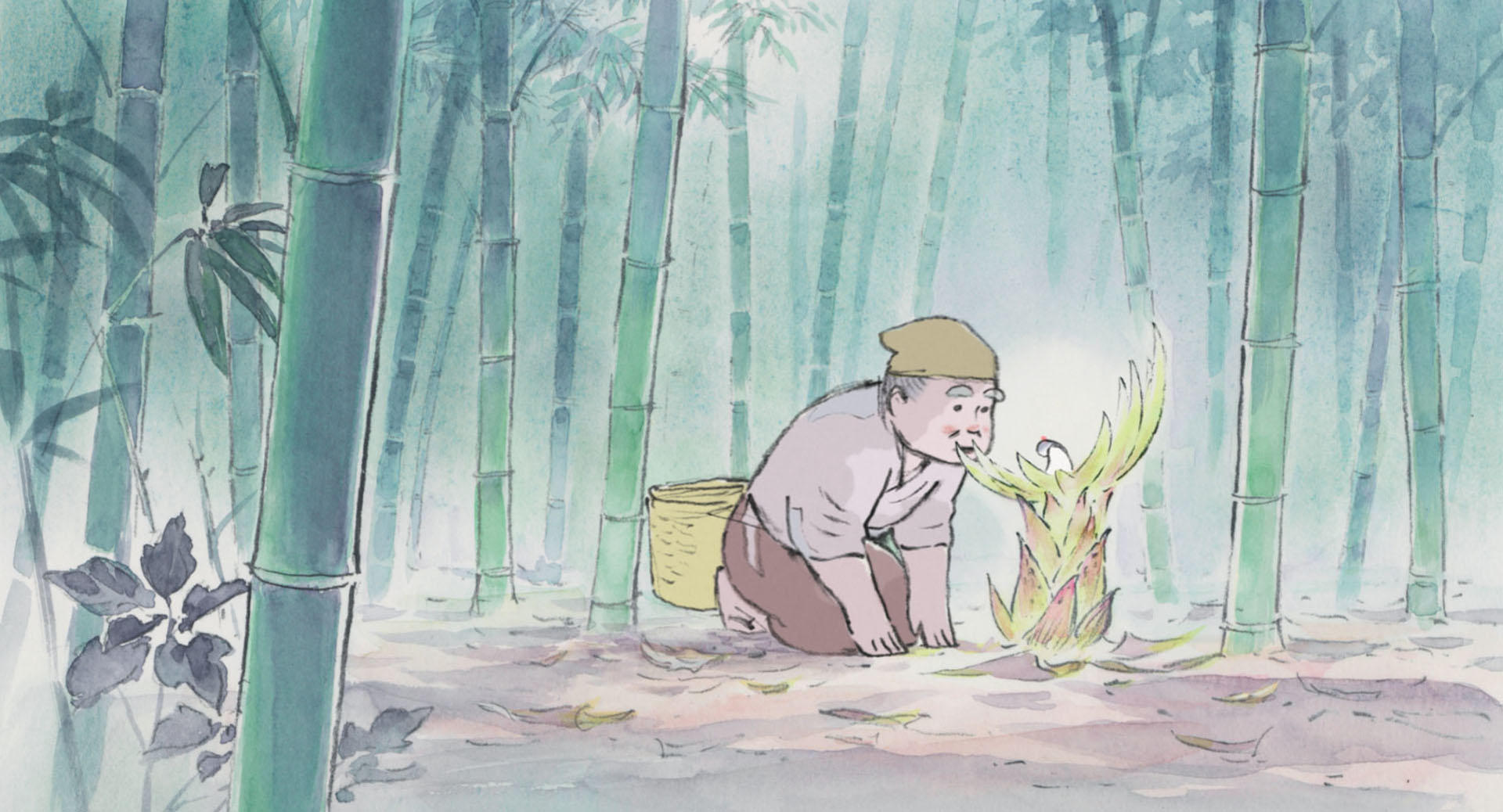 スタジオジブリ映画「かぐや姫の物語」かぐや姫と出会うシーン