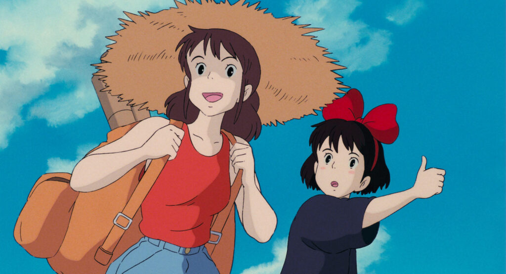 ジブリ映画「魔女の宅急便」よりウルスラとキキ（イメージ  © Studio Ghibli）