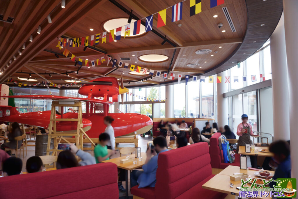 カフェ ロタンダ風ヶ丘｜紅の豚 サボイア 展示 ナポリタン etc｜ジブリパーク（無料エリア）モリコロパーク｜愛・地球博記念公園 北口