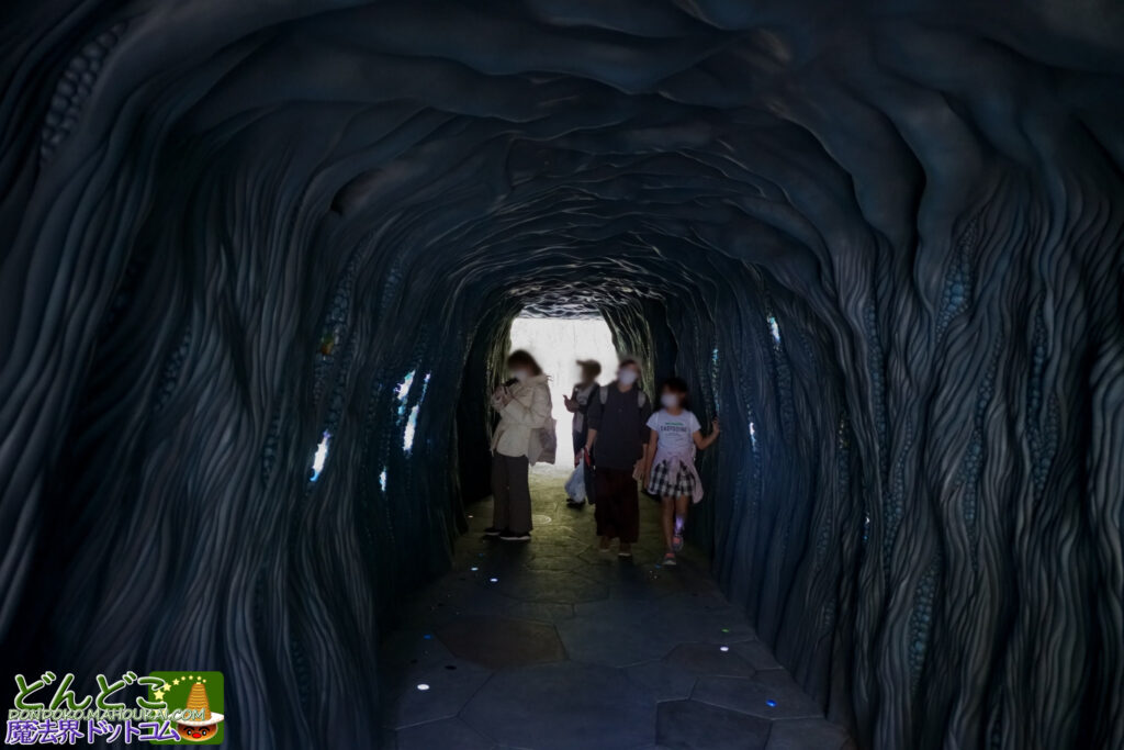 【隠れスポット】月島 雫 の夢に出てくる洞窟｜ジブリパーク「青春の丘」地球屋のトンネル