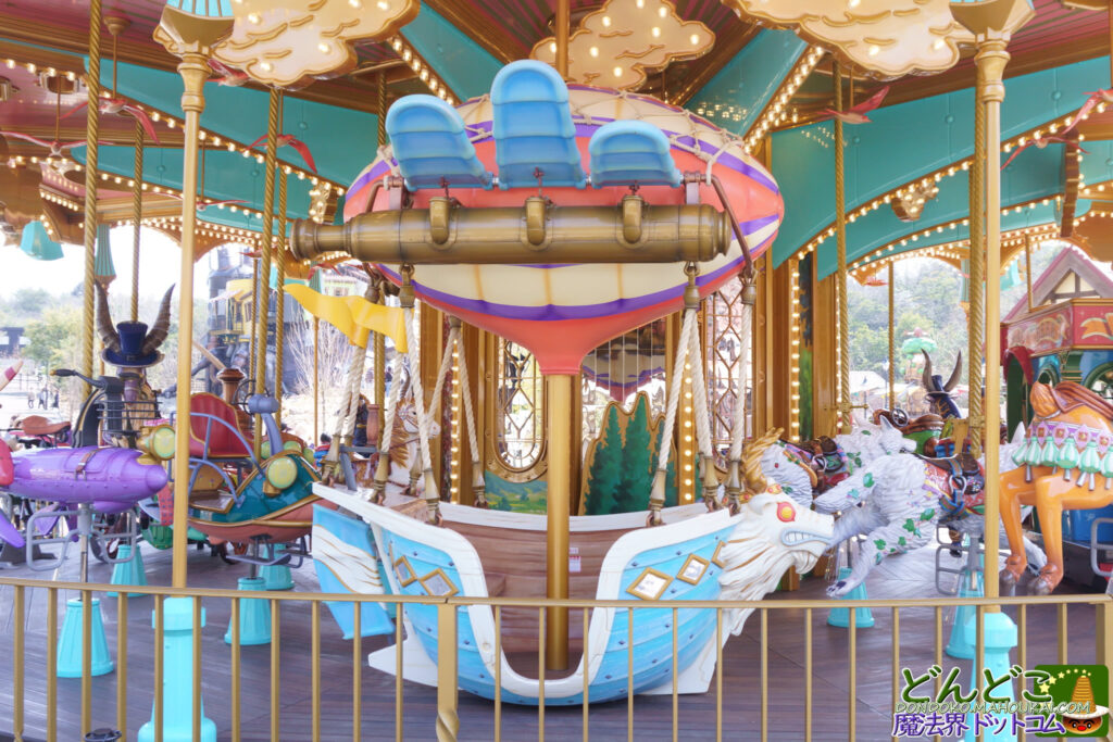 「魔女の谷」メリーゴーランド 乗り物一覧&利用料金|ジブリパーク