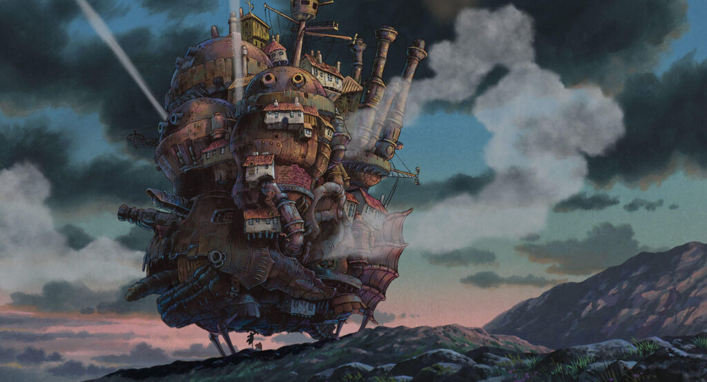 ©Studio Ghibli 映画『ハウルの動く城』スタートシーンのハウルの城