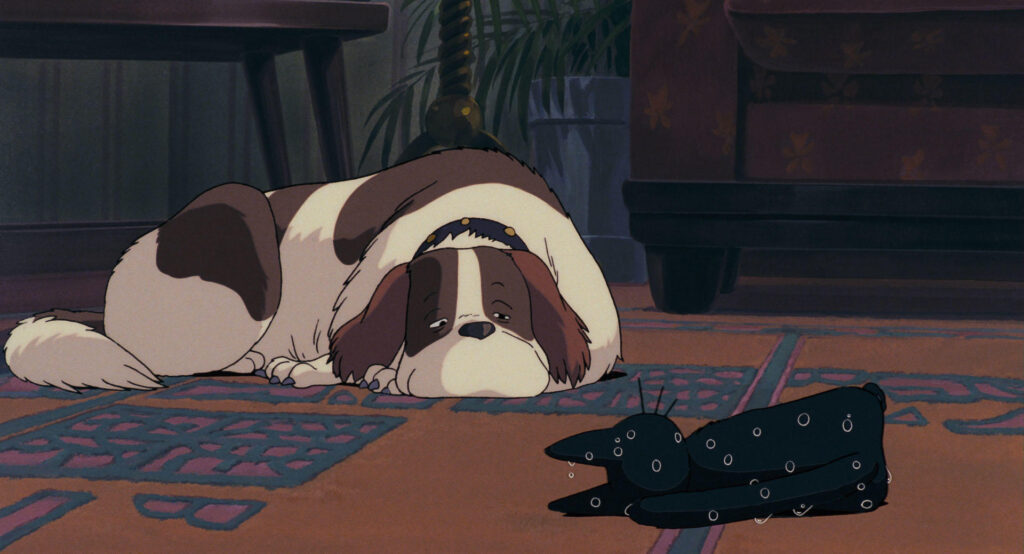 ジブリ映画「魔女の宅急便」より犬のジェフと黒猫ジジ（イメージ  © Studio Ghibli）