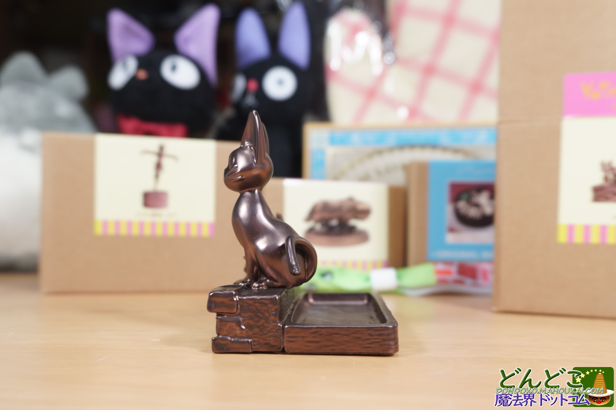 ジジと子猫たち（魔女の宅急便）メタル置物｜魔女の谷 ジブリパーク限定グッズ